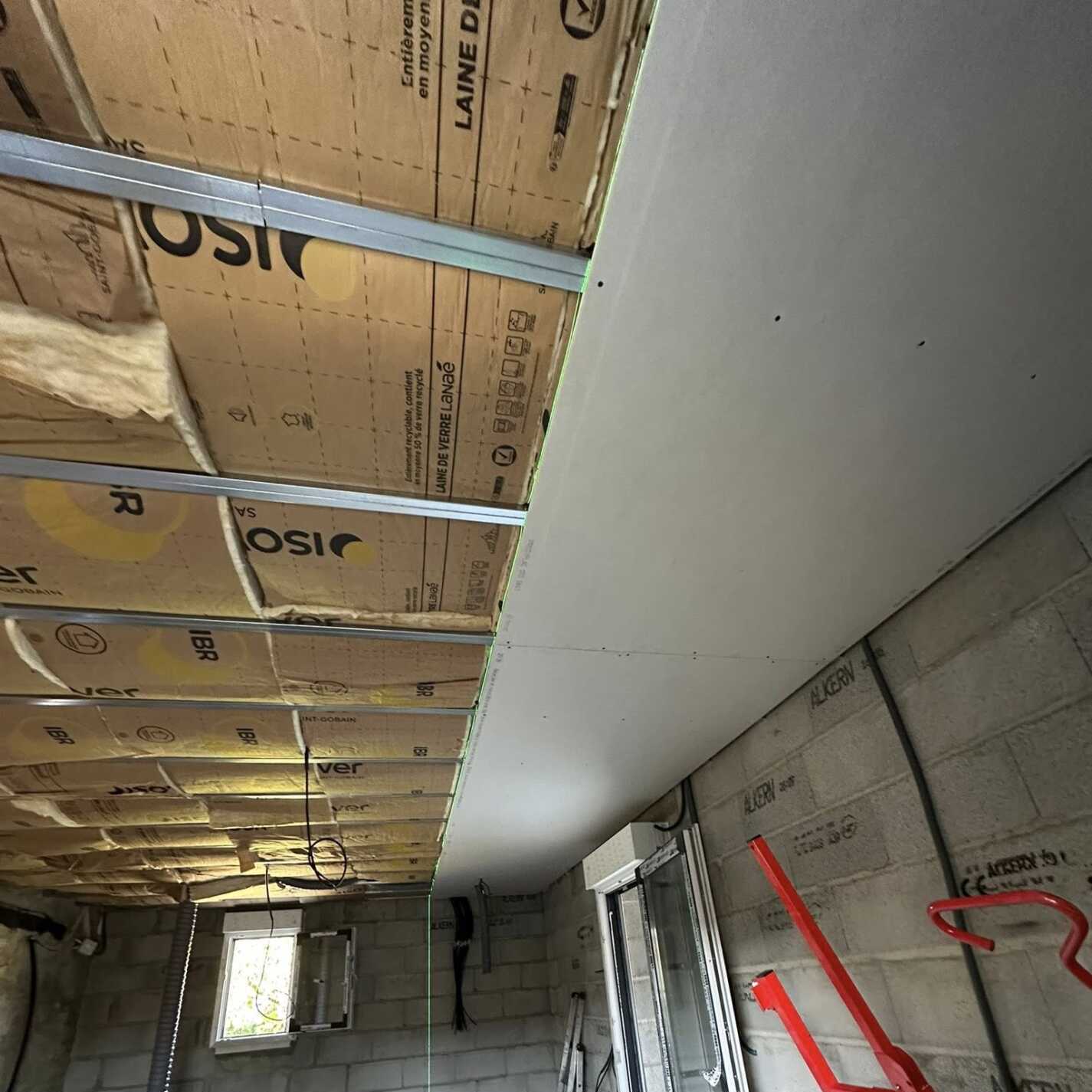 isolation plafond placo